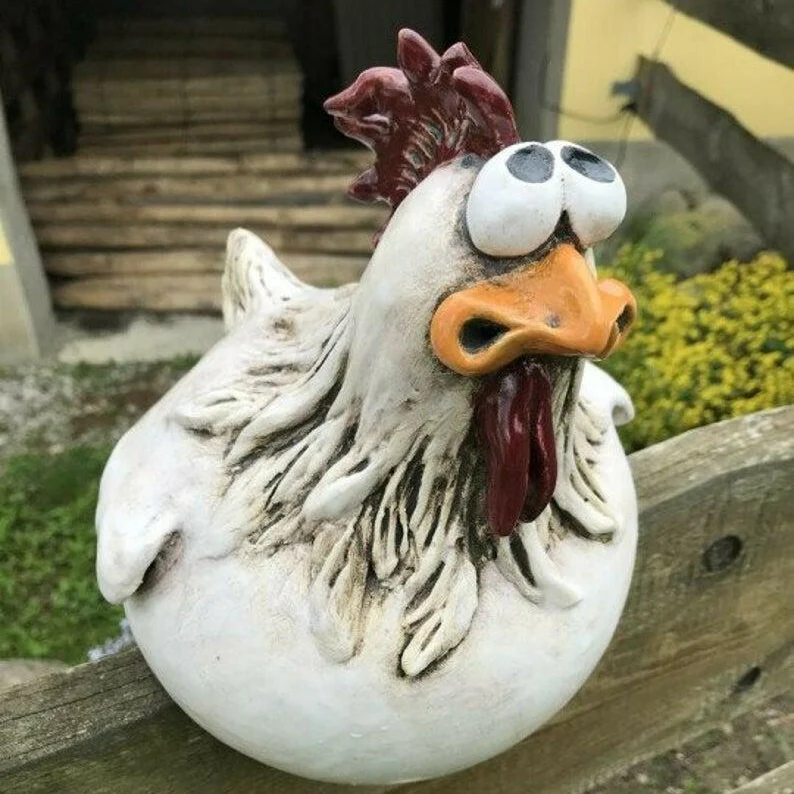 Funny Chicken Garden Fence Decoration - Image 10