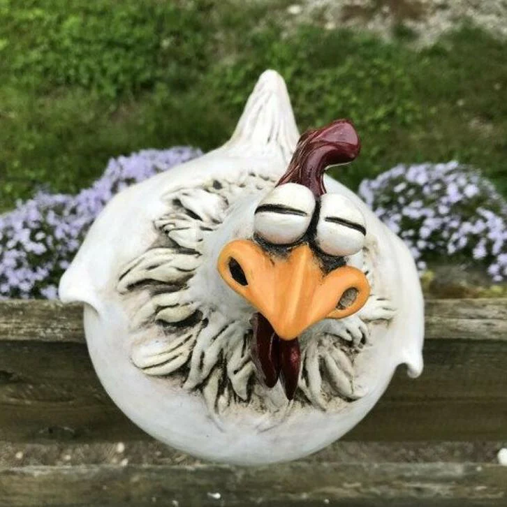 Funny Chicken Garden Fence Decoration - Image 11