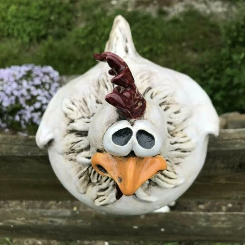 Funny Chicken Garden Fence Decoration - Image 9