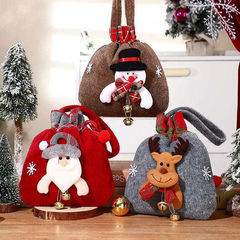 Christmas Gift Bags Zipper Design - Image 11