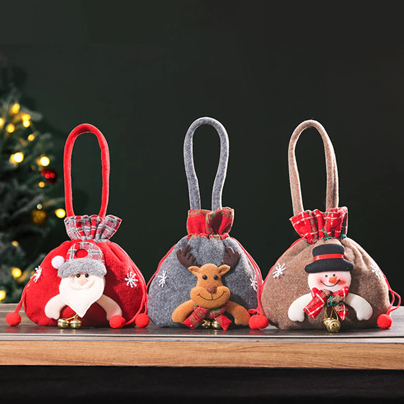 Christmas Gift Bags Zipper Design - Image 6