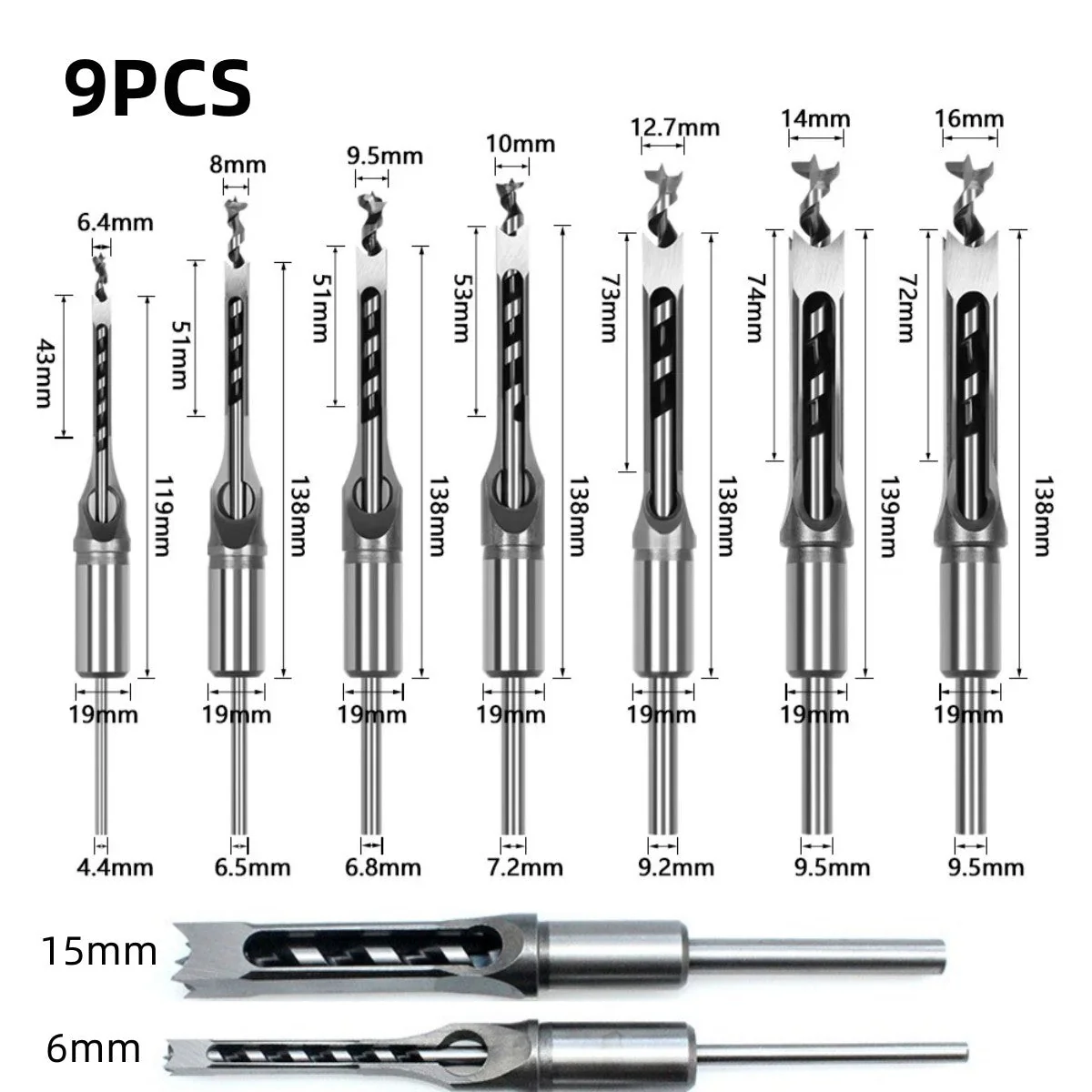 Woodworking square head wood chisel - Image 15