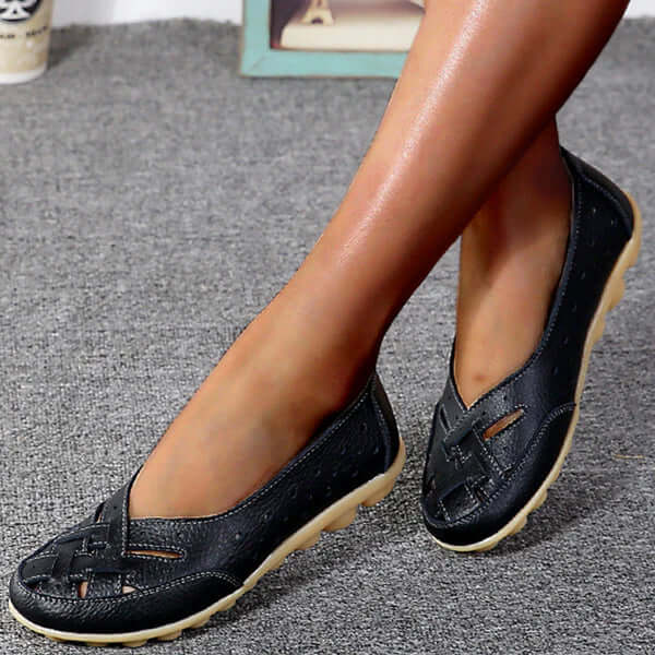 Orthopedic Loafers In Breathable Leather - Image 2