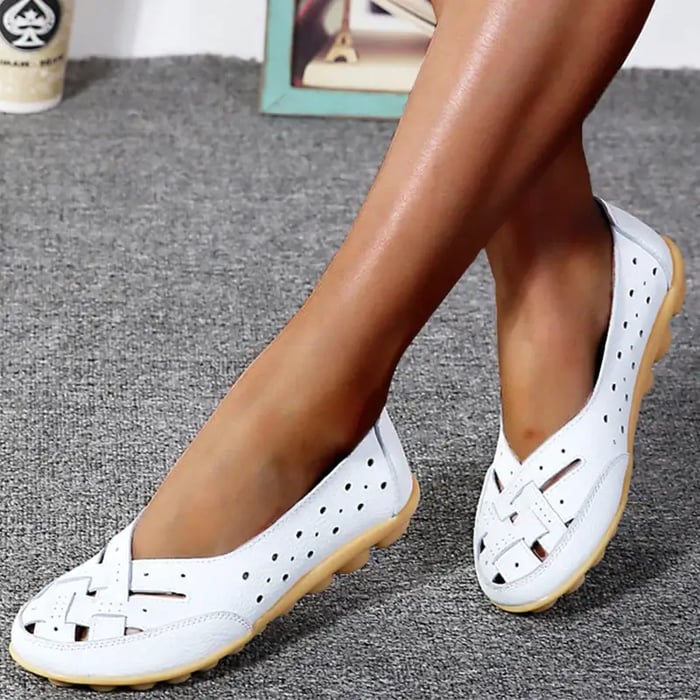 Orthopedic Loafers In Breathable Leather - Image 3