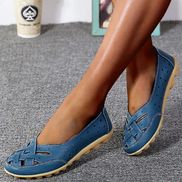 Orthopedic Loafers In Breathable Leather - Image 4