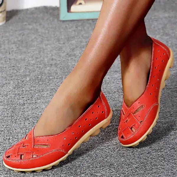 Orthopedic Loafers In Breathable Leather - Image 6