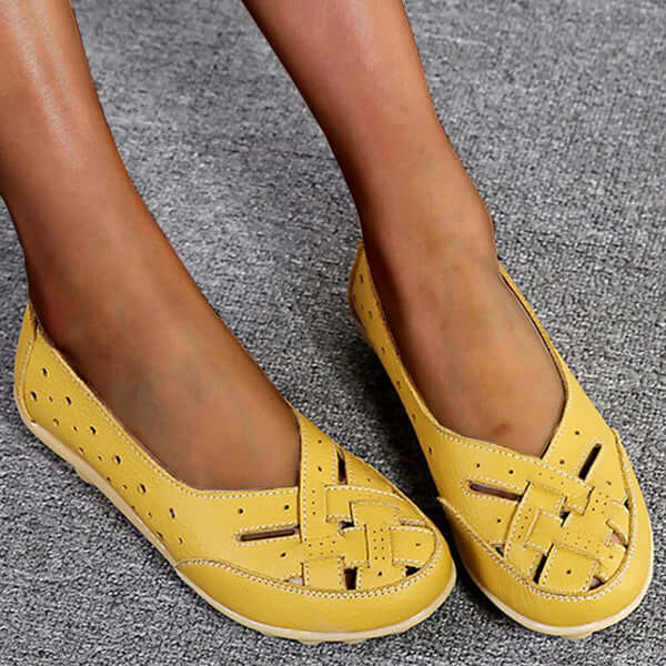 Orthopedic Loafers In Breathable Leather - Image 7