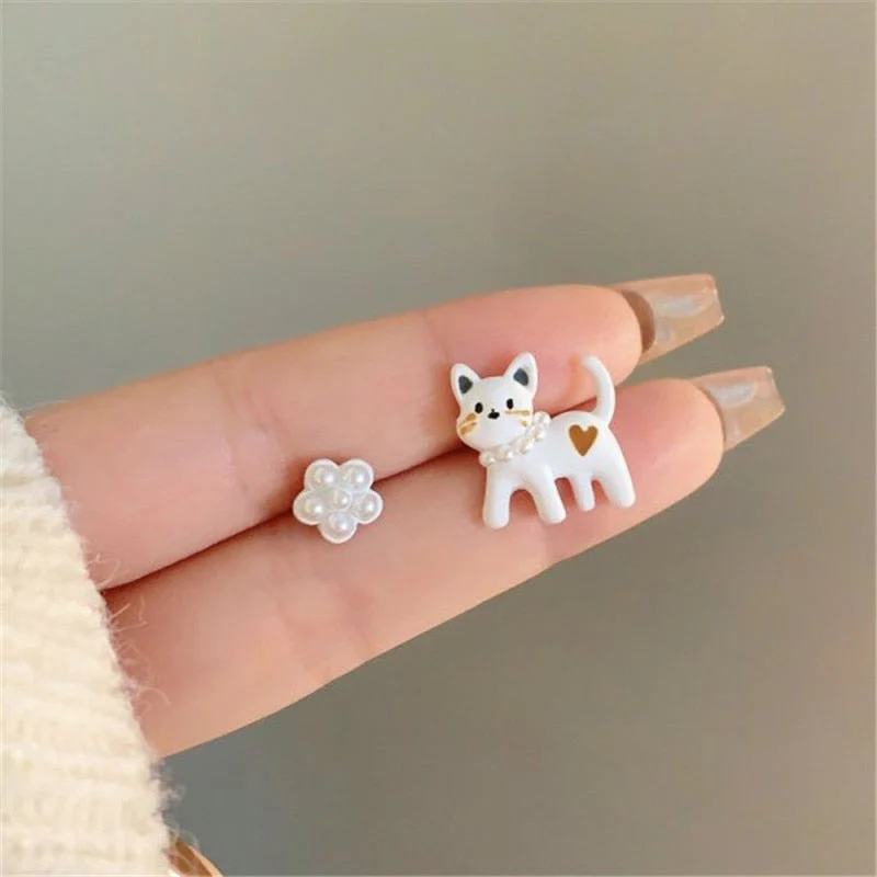 2024 New Funny Small Black Cat Earring for Women Girl Fashion Cute Animal Earrings Fashion Party Jewelry Gifts Wholesale - Image 18