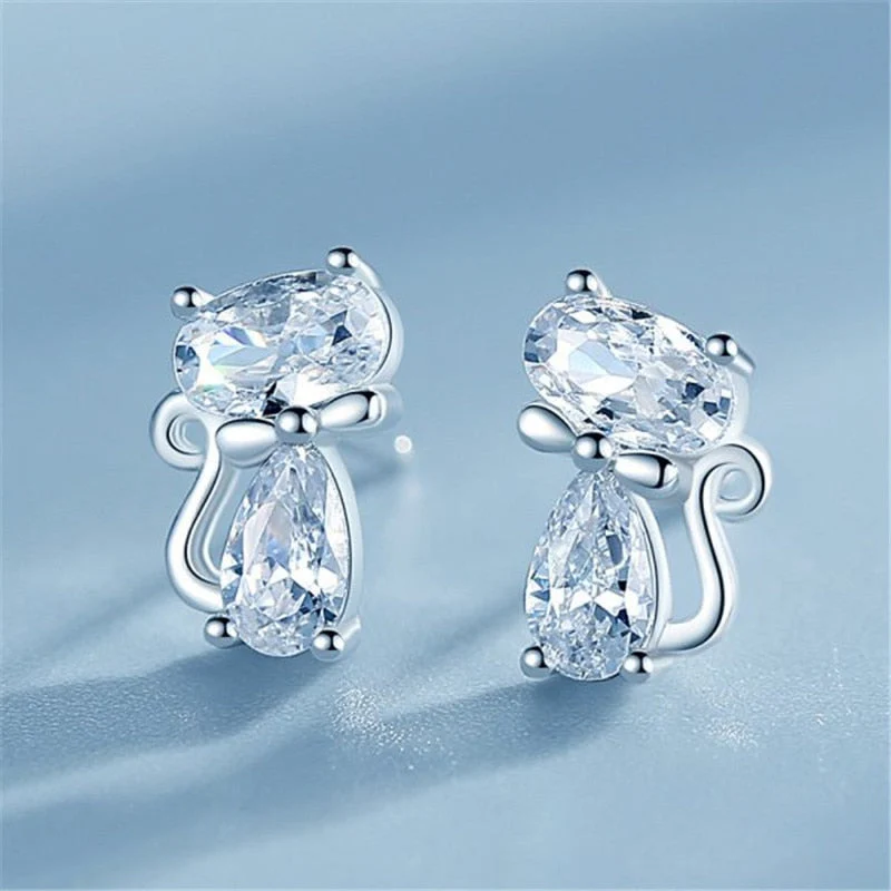 2024 New Funny Small Black Cat Earring for Women Girl Fashion Cute Animal Earrings Fashion Party Jewelry Gifts Wholesale - Image 3