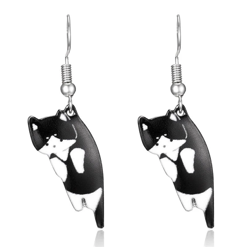 2024 New Funny Small Black Cat Earring for Women Girl Fashion Cute Animal Earrings Fashion Party Jewelry Gifts Wholesale - Image 4