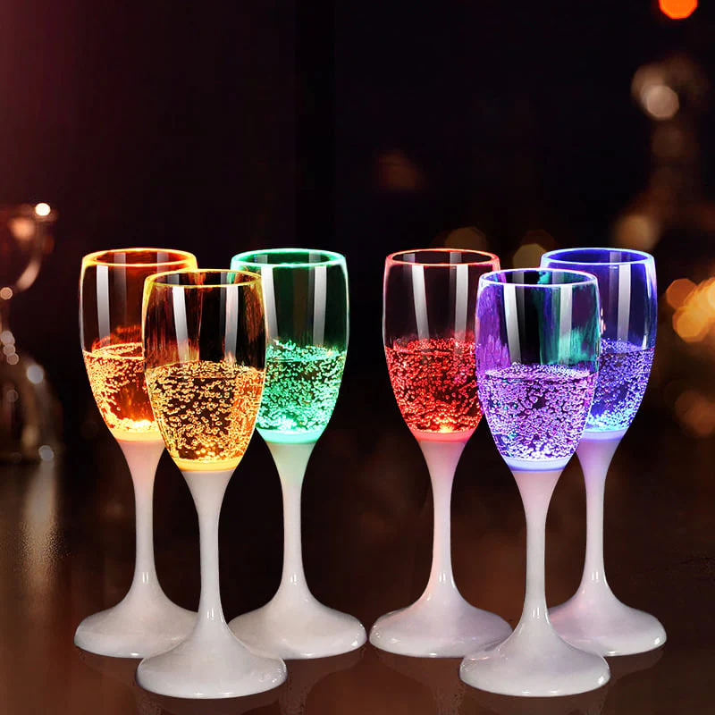 LED Light Up Cups Wine Champagne Glass - Image 16