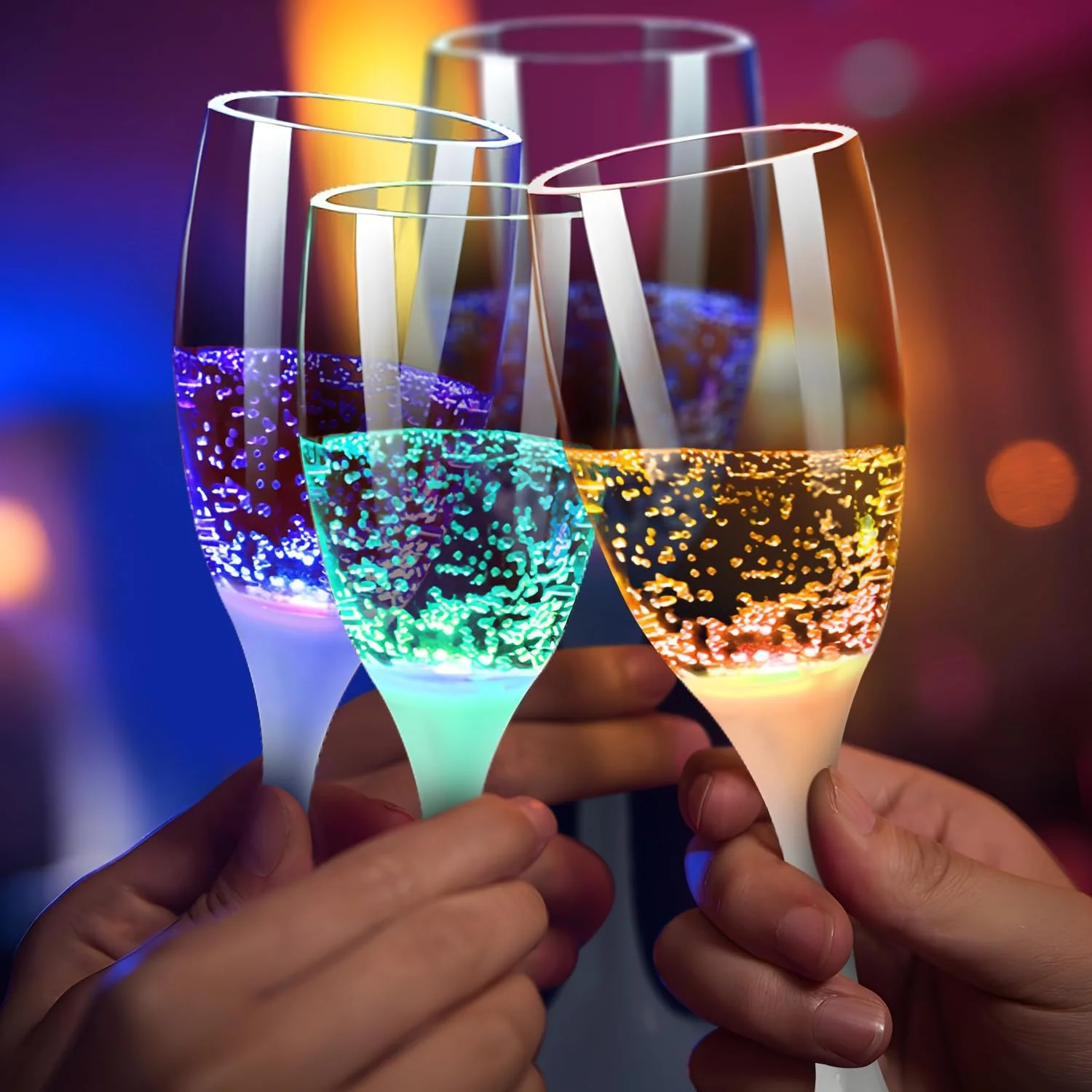 LED Light Up Cups Wine Champagne Glass - Image 7