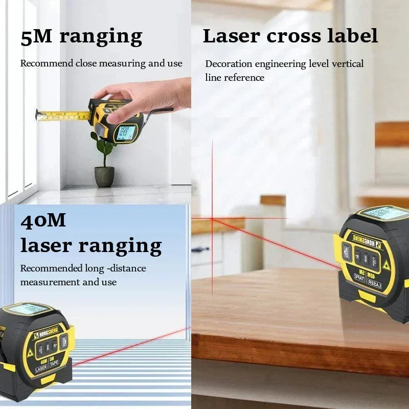 Made in Germany-Measurin Sight 3-In-1 Infrared Laser Tape Measuring - Image 4