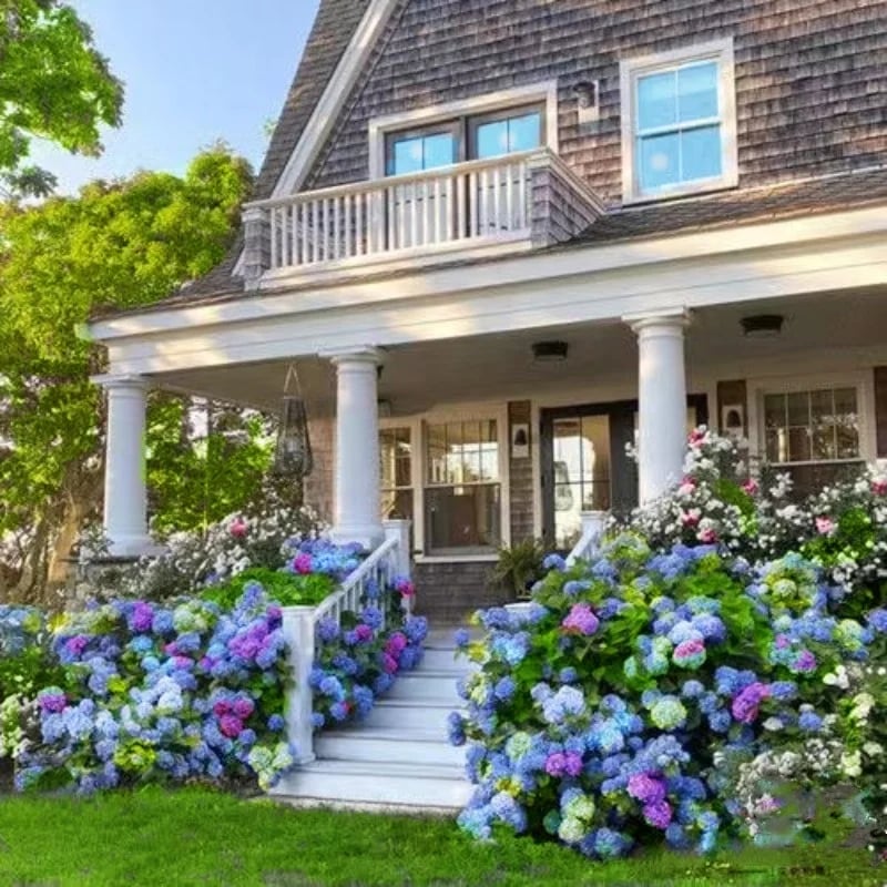 Outdoor Artificial Hydrangea Flowers - Image 10