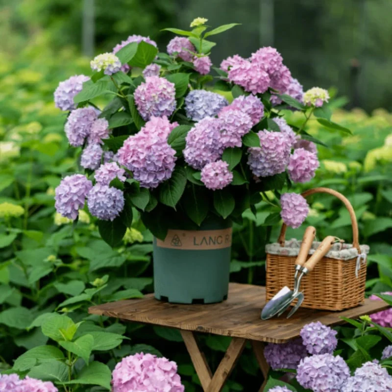 Outdoor Artificial Hydrangea Flowers - Image 13