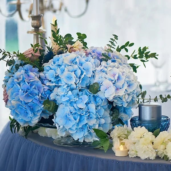 Outdoor Artificial Hydrangea Flowers - Image 3