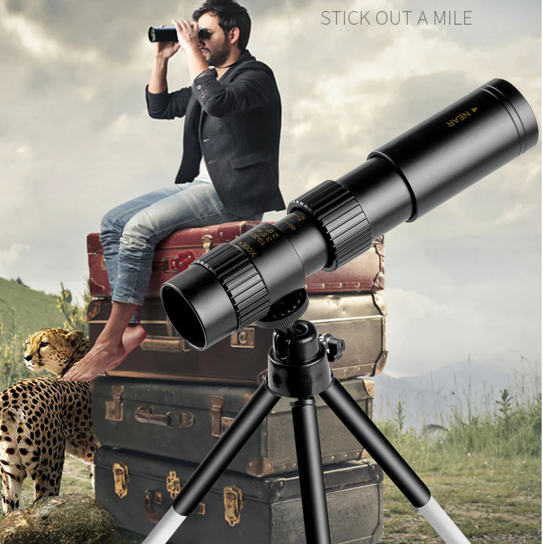4K 10-300X40mm Super Telephoto Zoom Monocular Telescope - Image 4