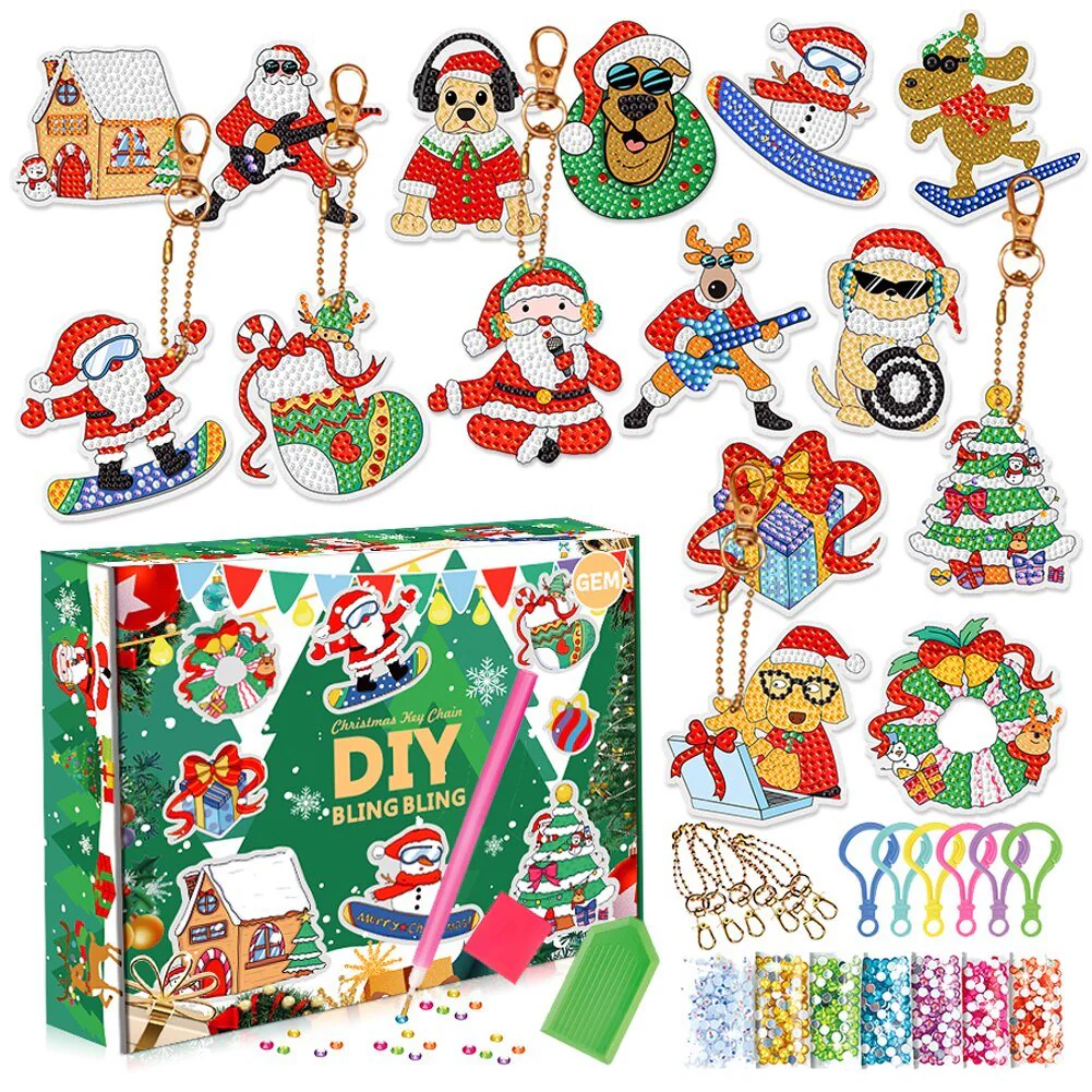 5D Christmas DIY Diamond Painted Set - Image 5