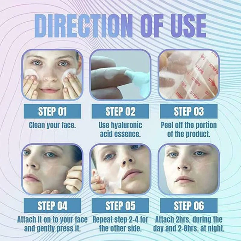 5Pairs Instant Beauty Face Nutrition Wrinkle Removal Lift Sticker - Image 8