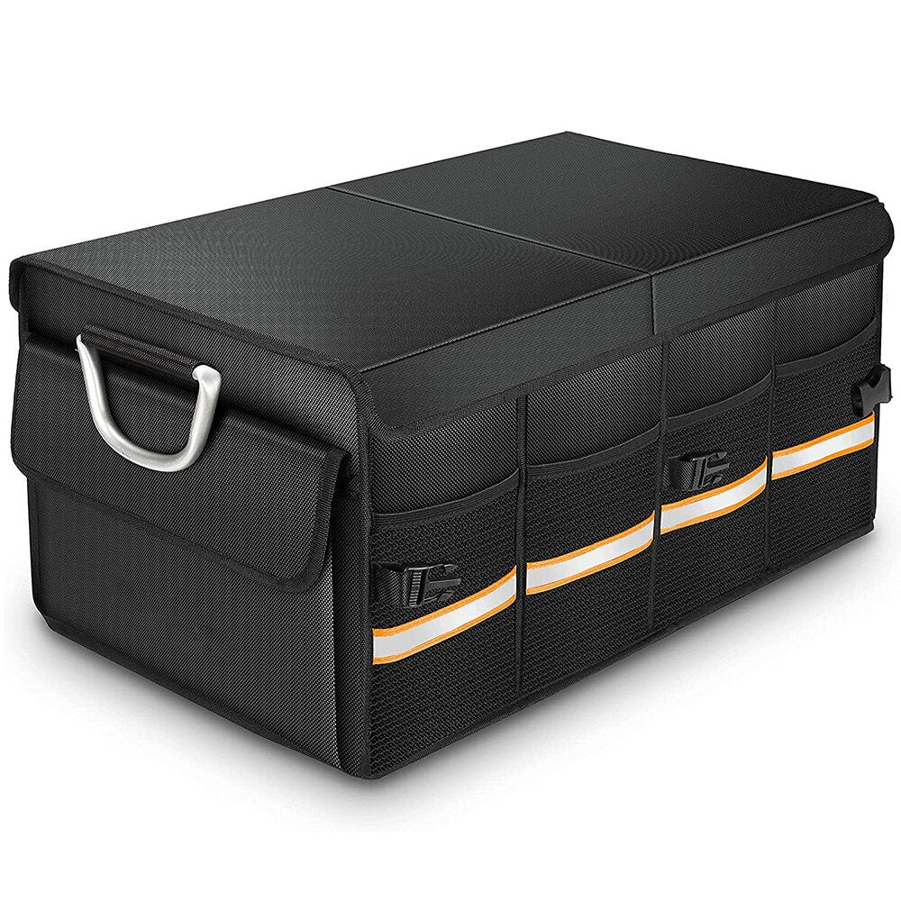 Car Trunk Organizer Foldable Cover Durable Sturdy Thickened Plate Collapsible Trunk Storage Box - Image 4