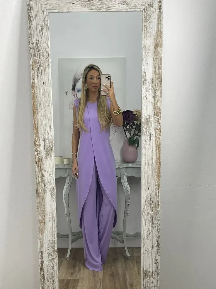 7 Colors Jersey Mature Women Suit - Image 2