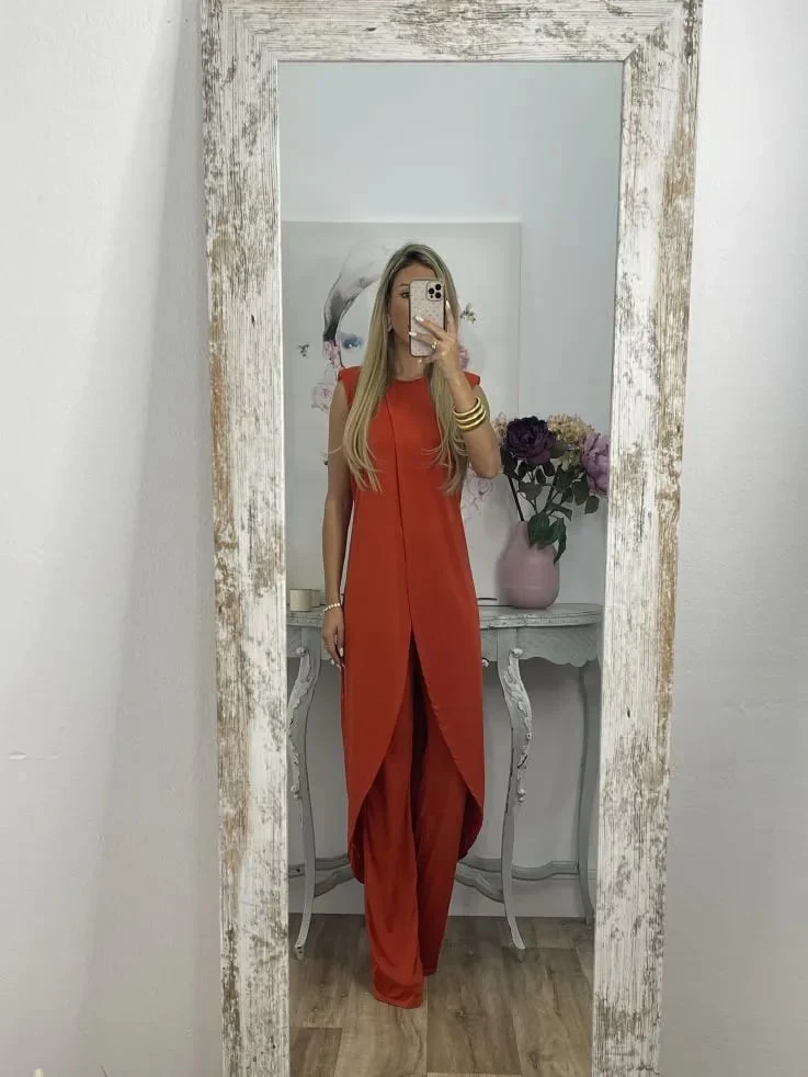 7 Colors Jersey Mature Women Suit - Image 4