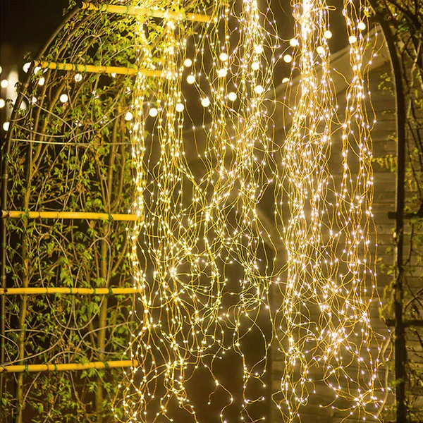 🎄8 Modes 100-600 Christmas LED Firefly Twinkle String Lights - Image 3