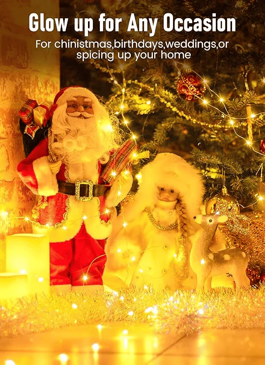 🎄8 Modes 100-600 Christmas LED Firefly Twinkle String Lights - Image 9