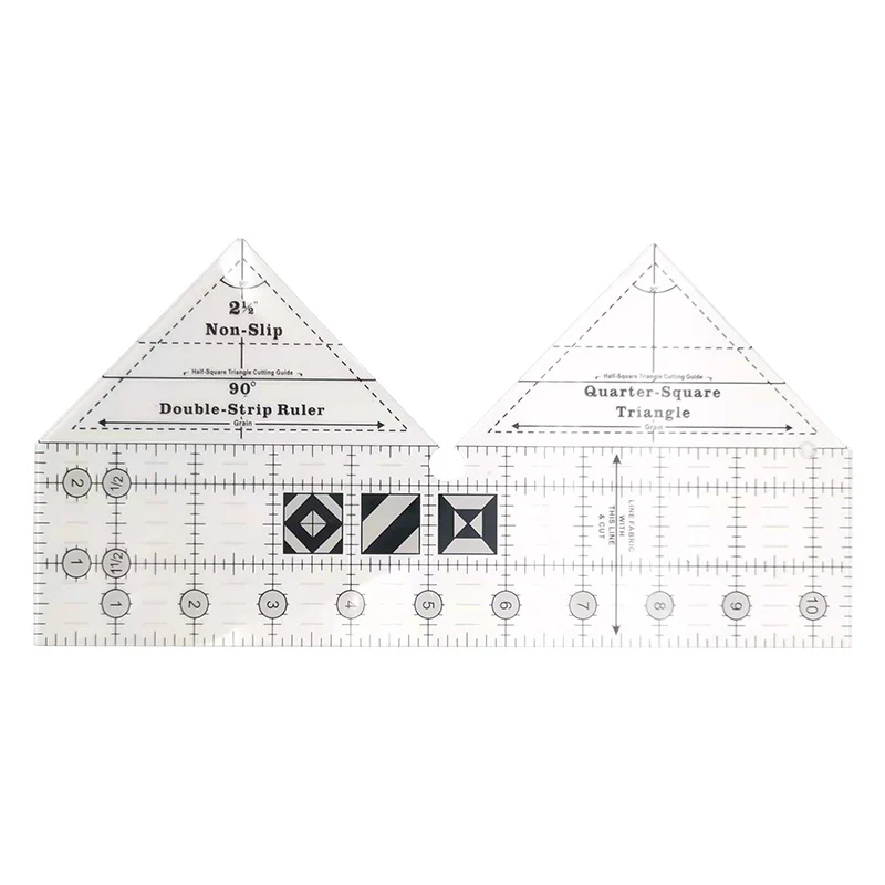 90 Degree Double-Strip Quilt Ruler - Image 15
