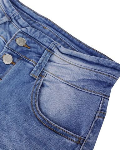 90s Vintage Button Fly High Waist Flare Leg Jeans - Image 9