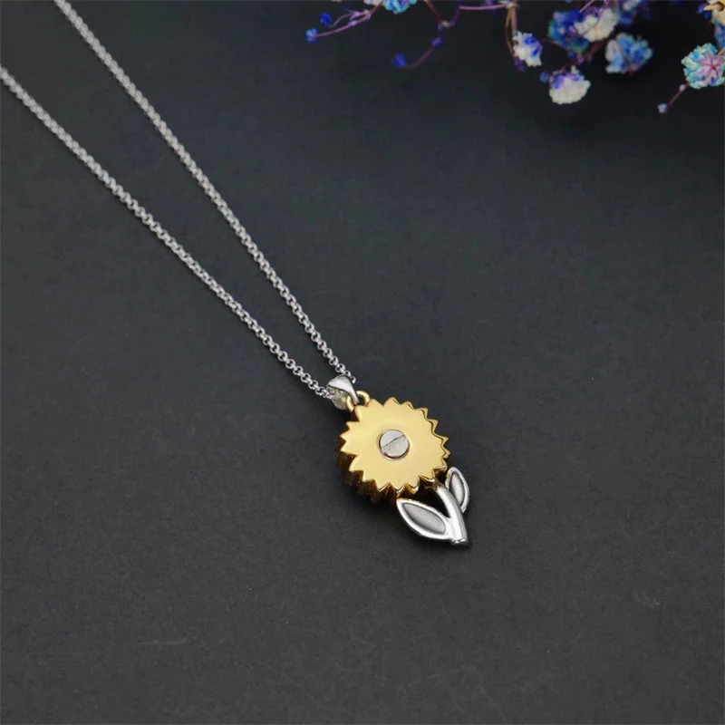 925 Sterling Silver Sunflower Daisy Urn Necklace Keepsake Ashes Cremation Hair Memorial Jewelry - Image 11