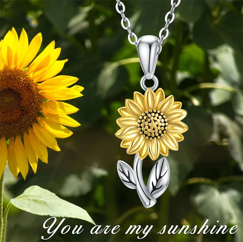 925 Sterling Silver Sunflower Daisy Urn Necklace Keepsake Ashes Cremation Hair Memorial Jewelry - Image 13