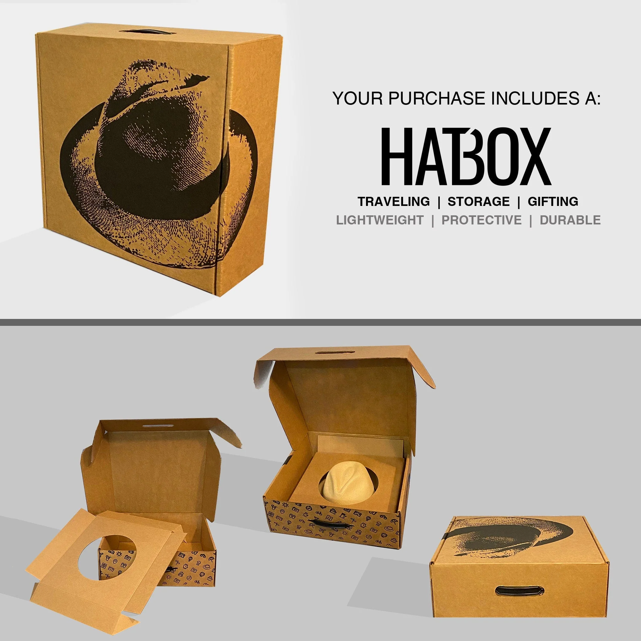 Advanced Original Panama Hat-Lilac Toquilla Straw-Handwoven in Ecuador(HatBox Included) - Image 6