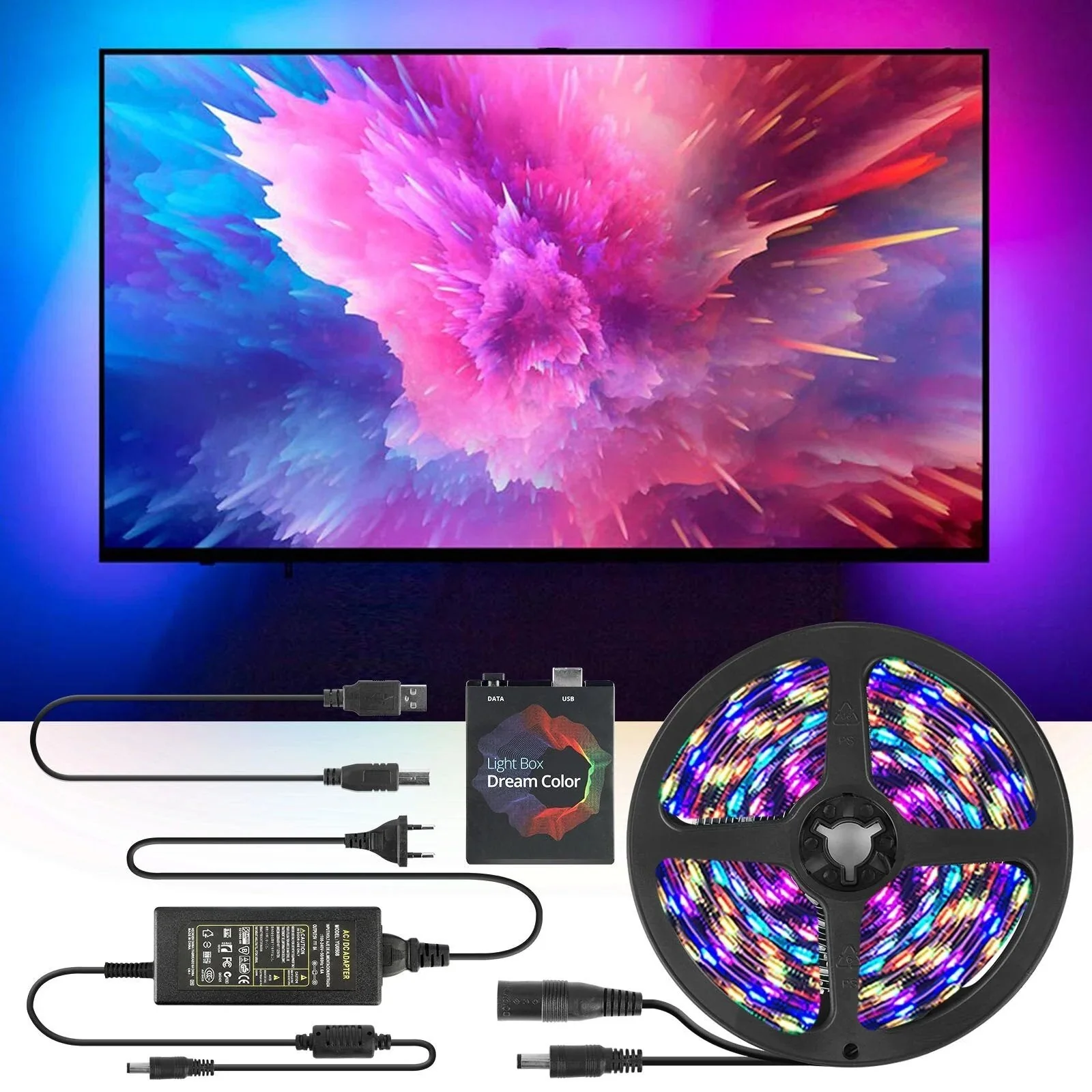 Ambilight TV PC Dream Screen USB LED Strip - Image 2