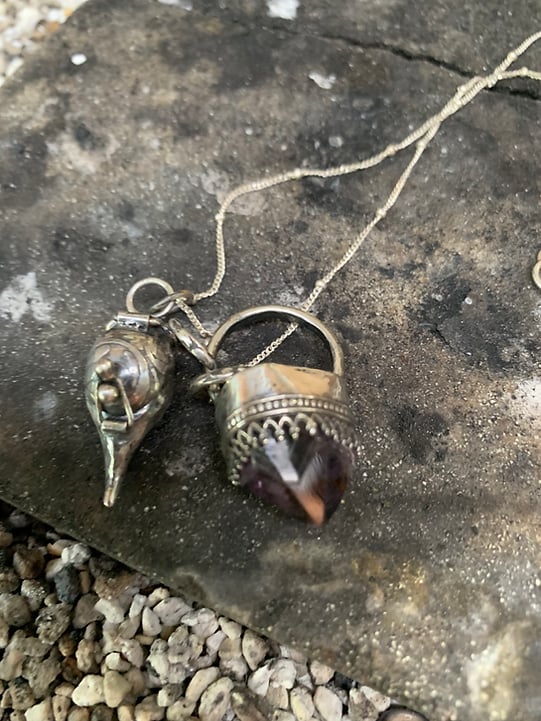 Amethyst And Crow Skull Locket Talisman - Image 6