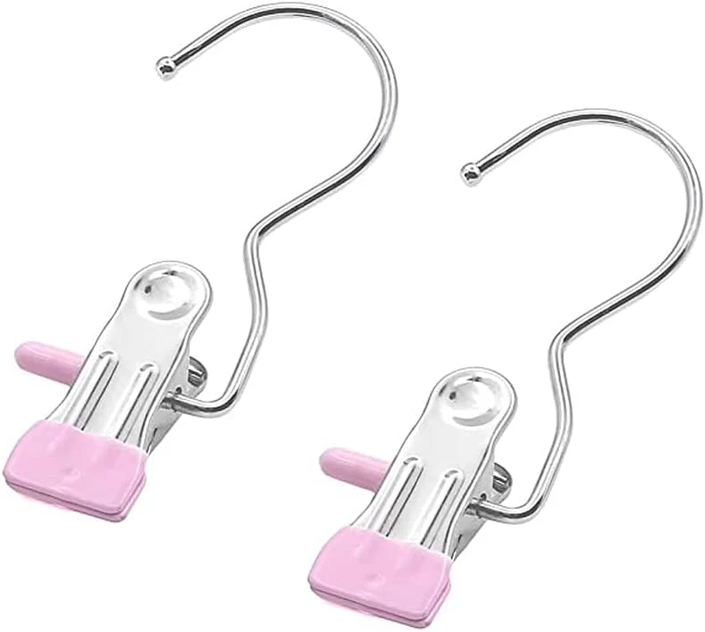 Hot Sale 49% OFF-Anti-rust Clip Space-saving Clothespin Hat Pants Storage Hanging Travel Hook - Image 14