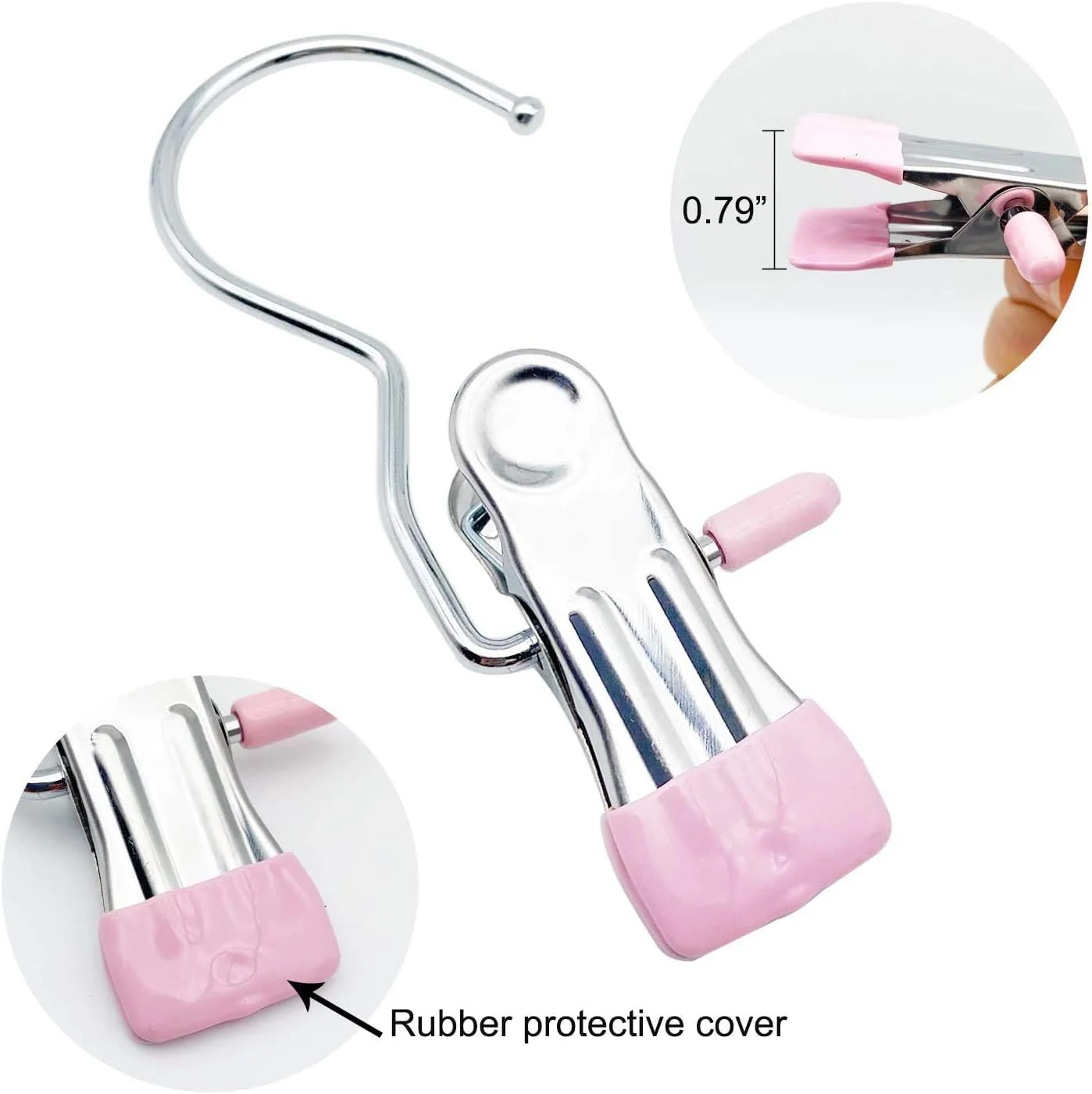 Hot Sale 49% OFF-Anti-rust Clip Space-saving Clothespin Hat Pants Storage Hanging Travel Hook - Image 19