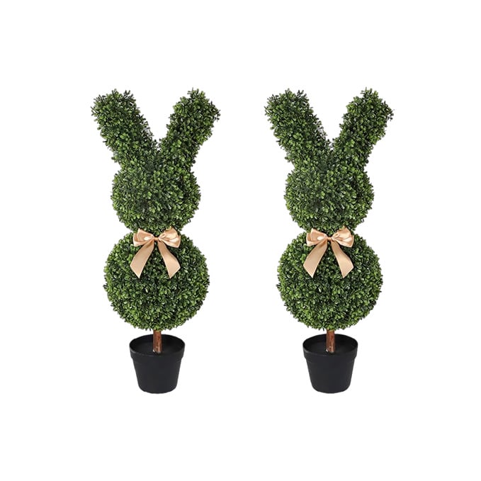🐰Easter Pre-sale🐰Outdoor Artificial Turf Bunny-Shaped Topiary Tree - Image 12
