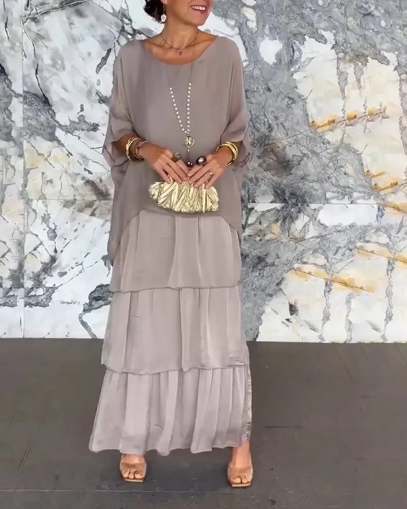 ARTISTIC STYLE LOOSE DRESS - Image 3