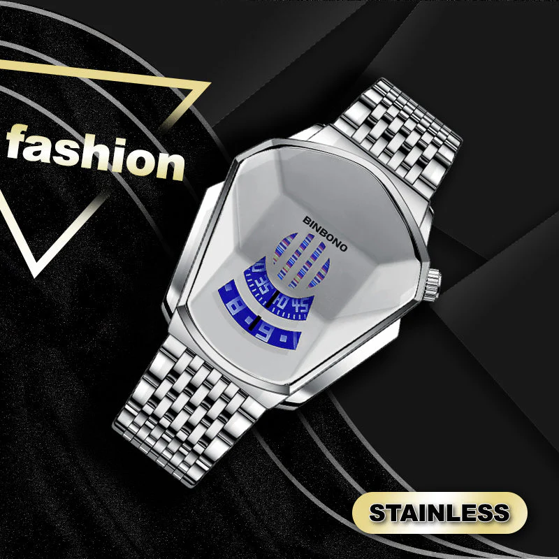 Men's Diamond Style Quartz Watch - Image 22