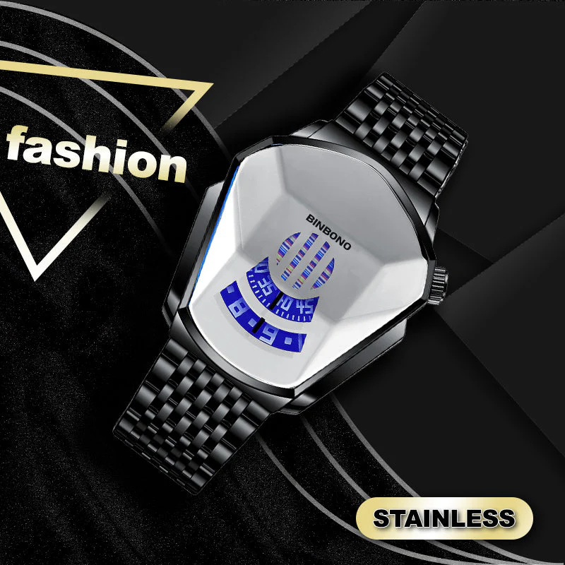 Men's Diamond Style Quartz Watch - Image 24