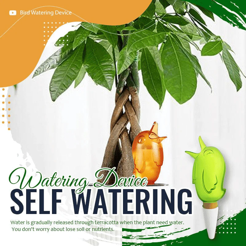 Self Spike Planter Drip Watering Bird - Image 5