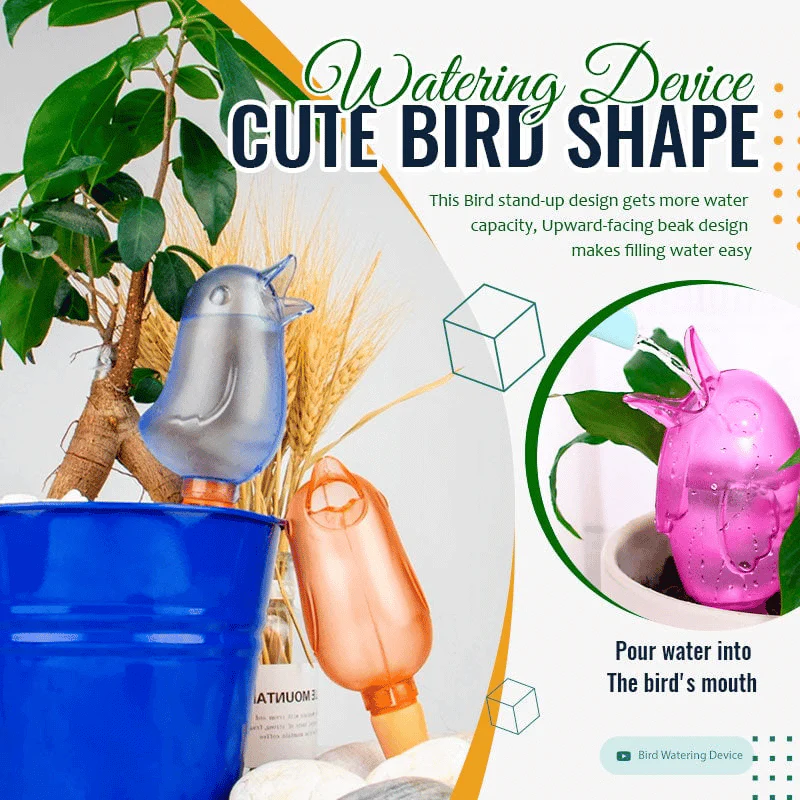 Self Spike Planter Drip Watering Bird - Image 7