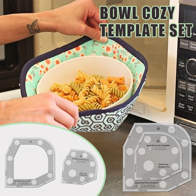 Bowl Cozy Template Cutting Ruler Set - 2PCS (With Instructions) - Image 12