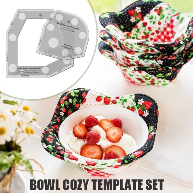 Bowl Cozy Template Cutting Ruler Set - 2PCS (With Instructions) - Image 13