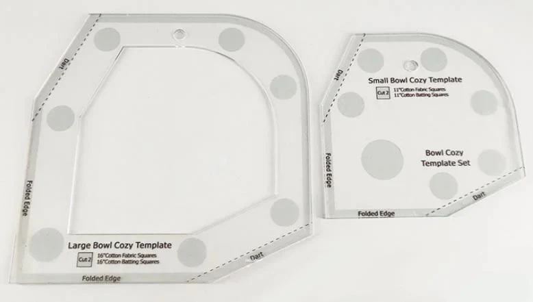 Bowl Cozy Template Cutting Ruler Set - 2PCS (With Instructions) - Image 15