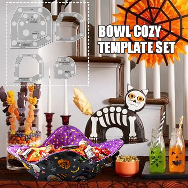 Bowl Cozy Template Cutting Ruler Set - 2PCS (With Instructions) - Image 3