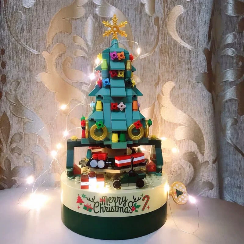 360 PCS Music Box Christmas Tree Building Blocks - Image 5