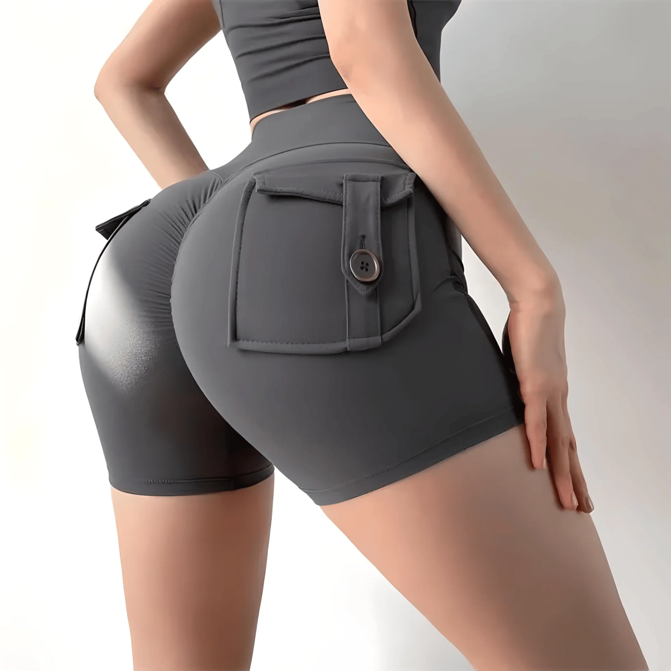 Butt Lifting Pocketed Shorts - Image 7