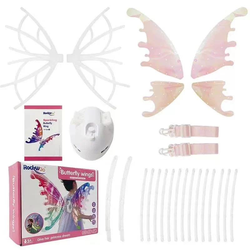 Electric Butterfly Elf Wings with Glowing Lights - Image 12
